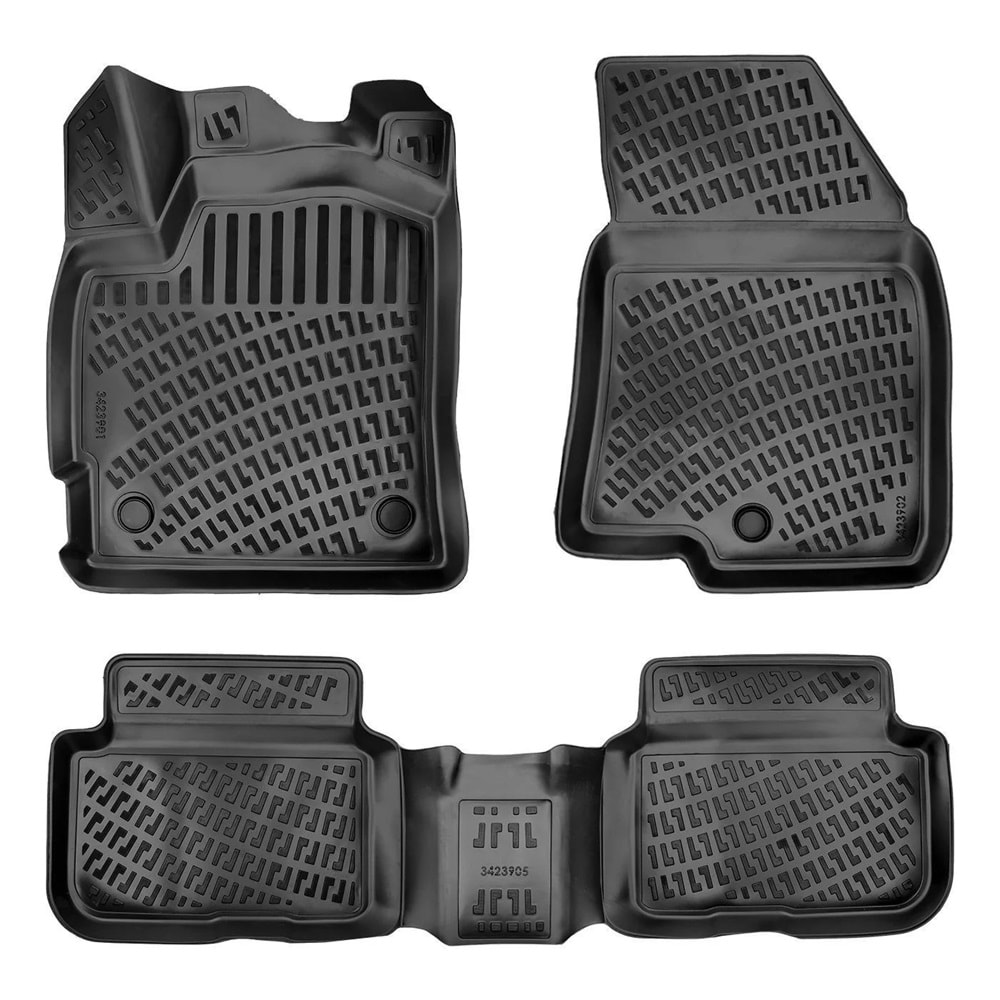 RENAULT TALIANT 2021- 3D PASPAS SİYAH