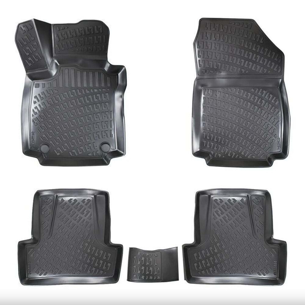 RENAULT CLIO 4 2012- 3D PASPAS SİYAH