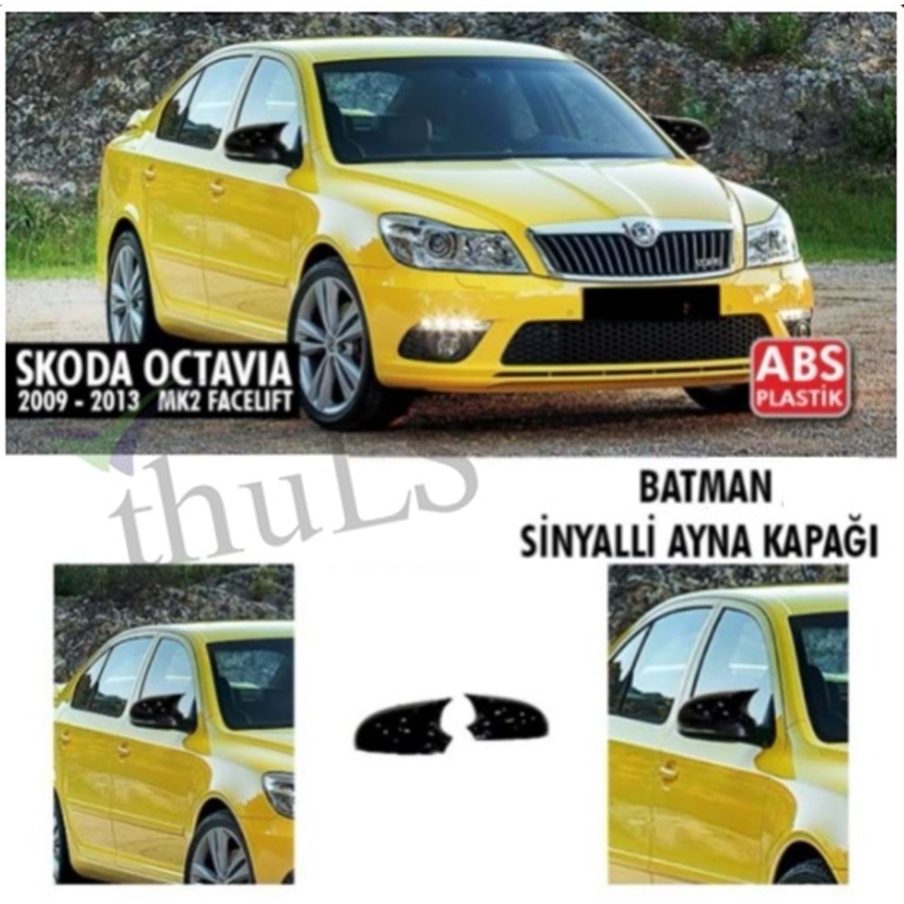 SKODA OCTAVIA MK2 2009-2013 BATMAN AYNA KAPAĞI
