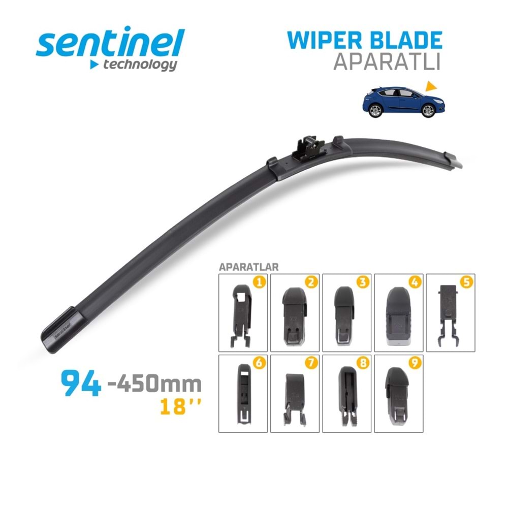 SENTINEL SİLECEK APARATLI 45 CM.