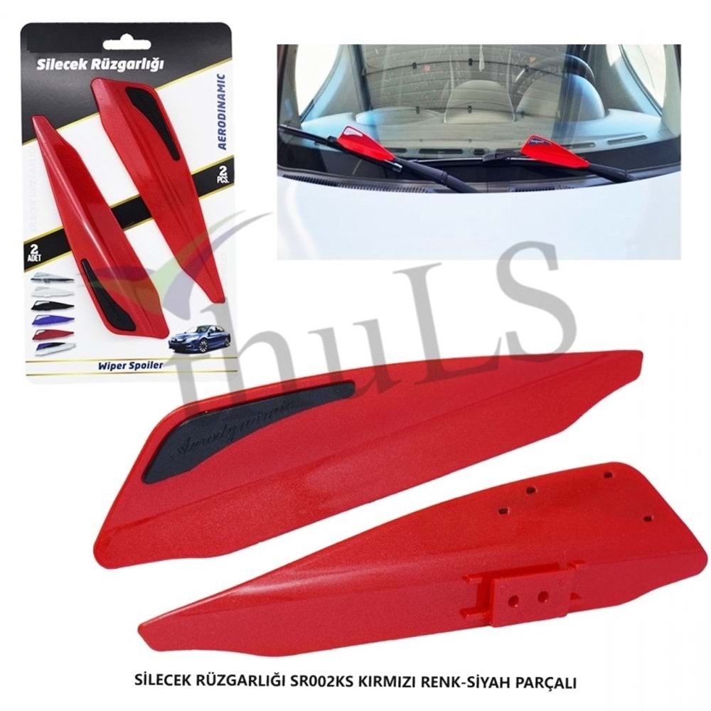 SİLECEK RÜZGARLIĞI KIRMIZI SİYAH PARÇALI