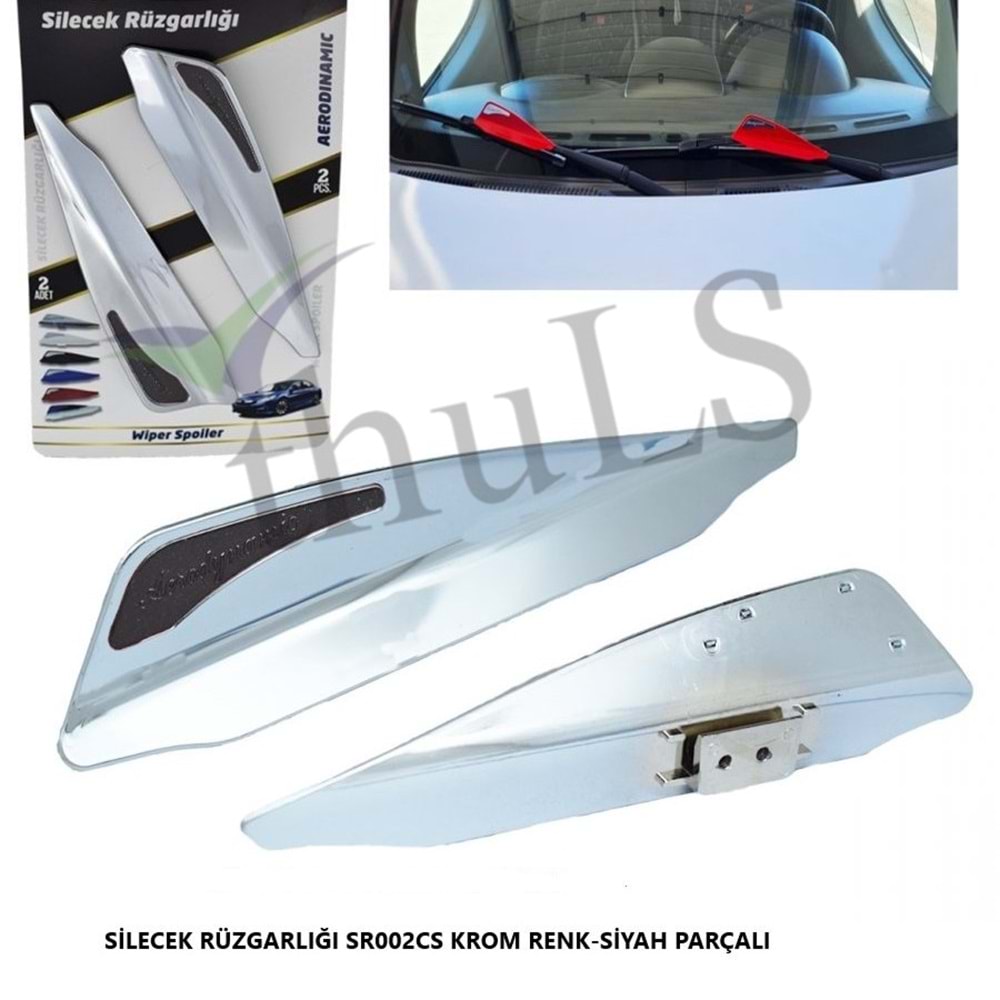 SİLECEK RÜZGARLIĞI KROM SİYAH PARÇALI