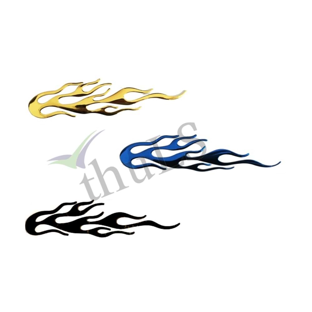 ALEV ŞEKİLLİ STICKER GOLD