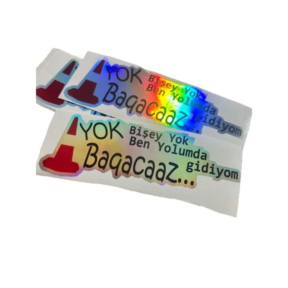 HOLOGRAM STICKER 10LU YOK BİŞEY YOK...
