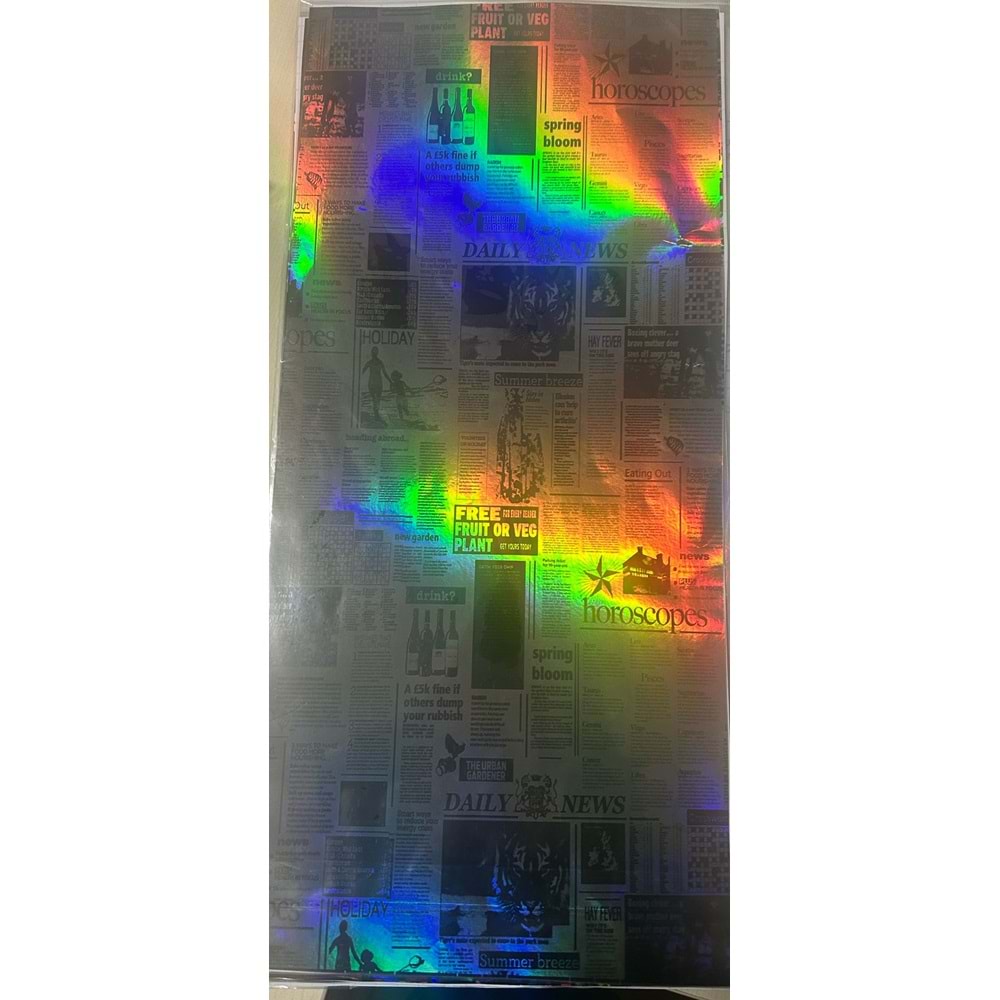 KAPI DİREĞİ STICKER HOLOGRAM GAZETE