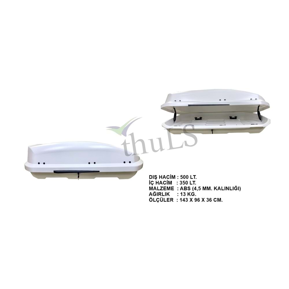 PORTBAGAJ 500 LT. TOMBUL BEYAZ