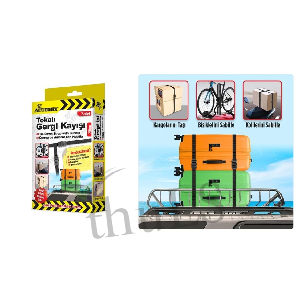 AUTOMIX TOKALI GERGİ KAYIŞI -910