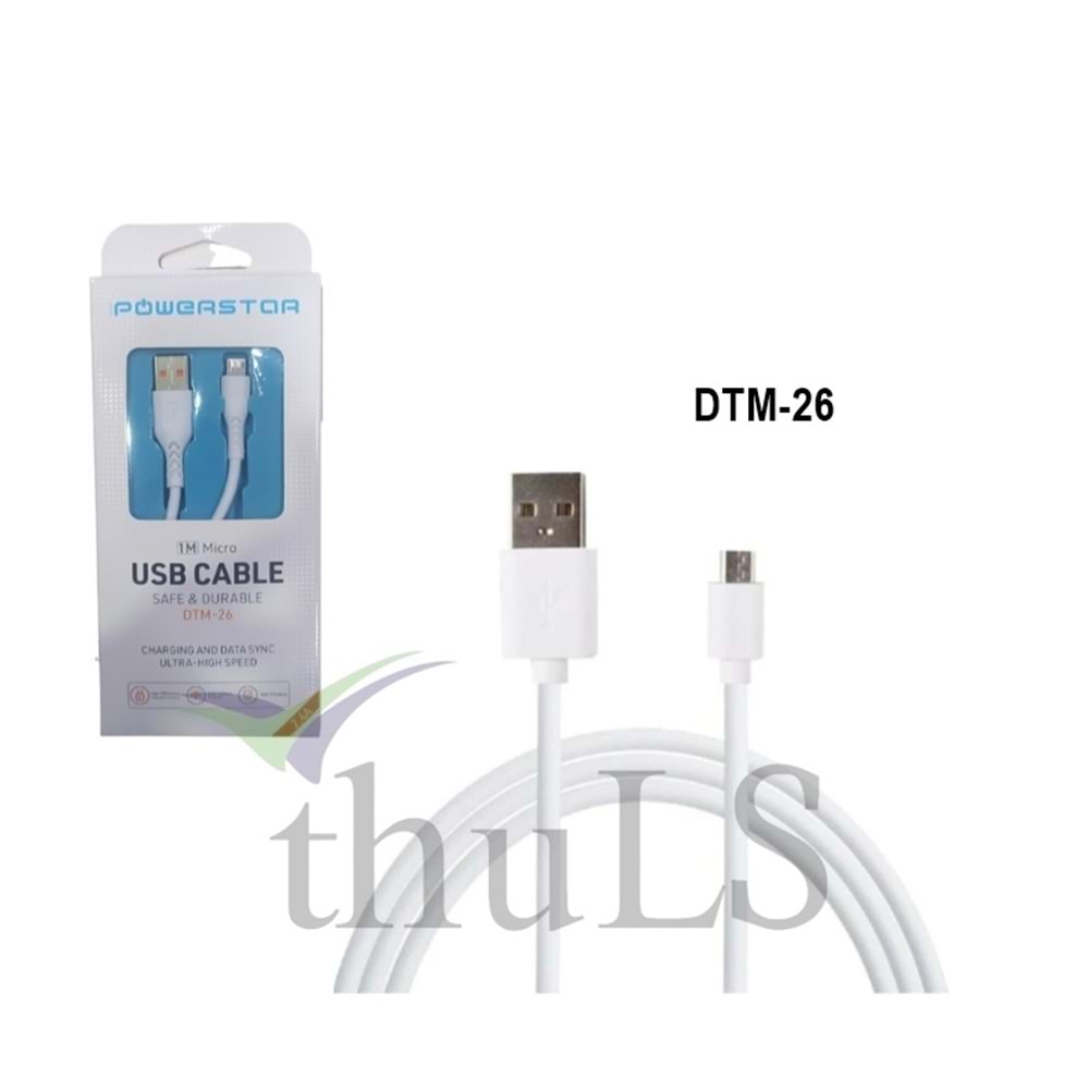 POWERSTAR ŞARJ KABLOSU DTM-26 SAMSUNG