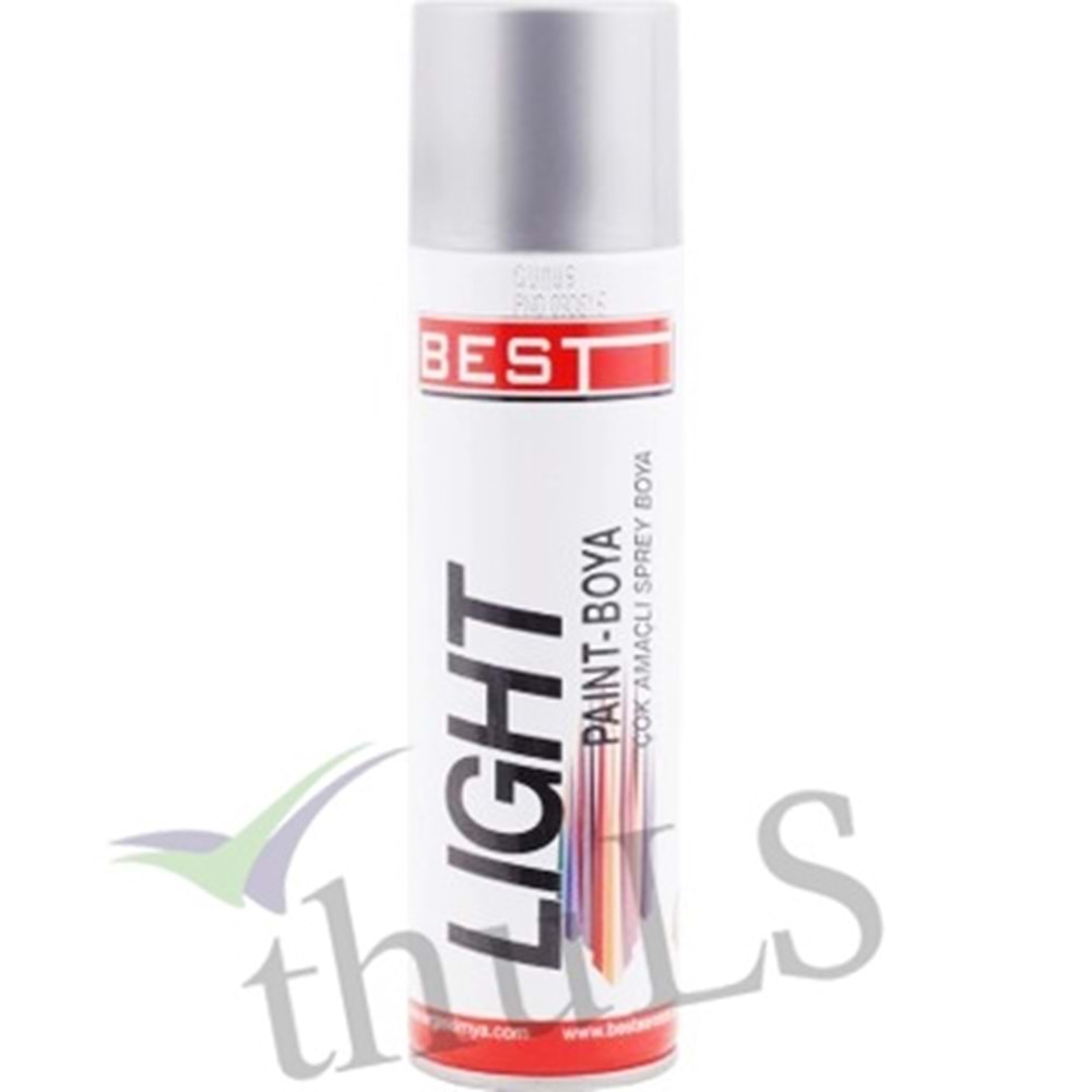 BEST LIGHT SPREY BOYA 250 ML. GÜMÜŞ