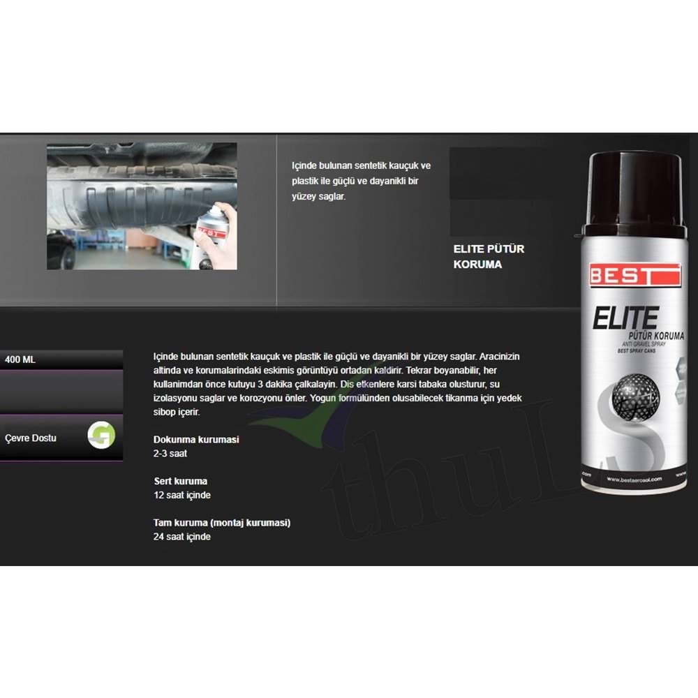 BEST PÜTÜR BOYA 400 ML.