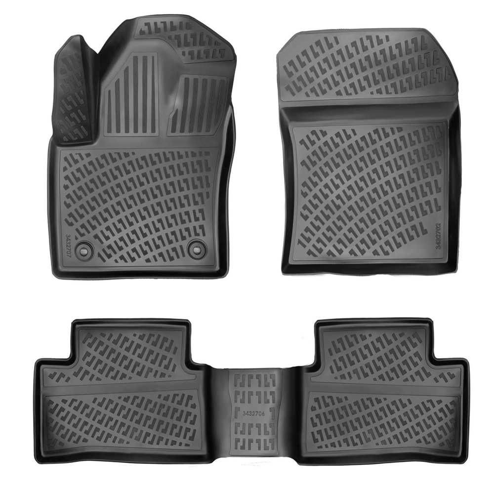 TOYOTA C-HR 2023- 3D PASPAS SİYAH