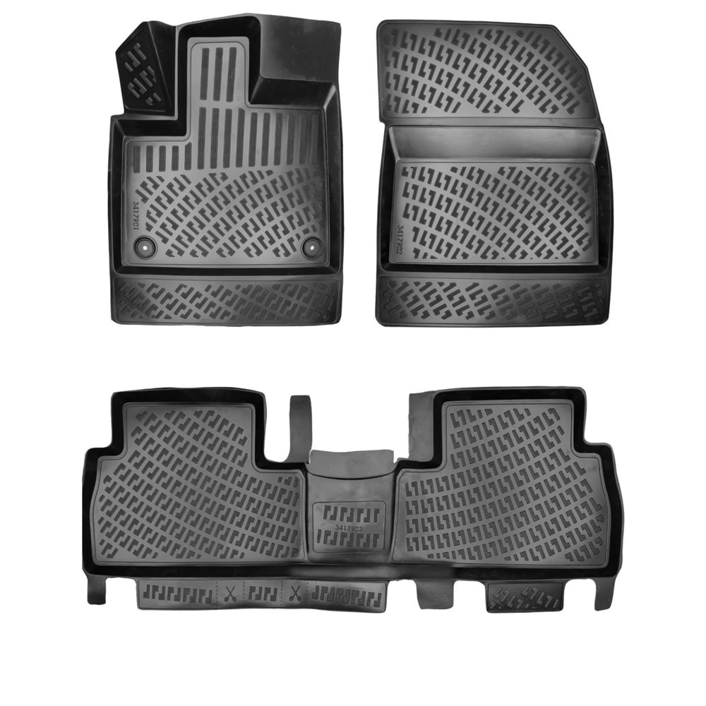 TOYOTA PROACE CITY 3D PASPAS SİYAH KATLANAN ÖN YOLCU