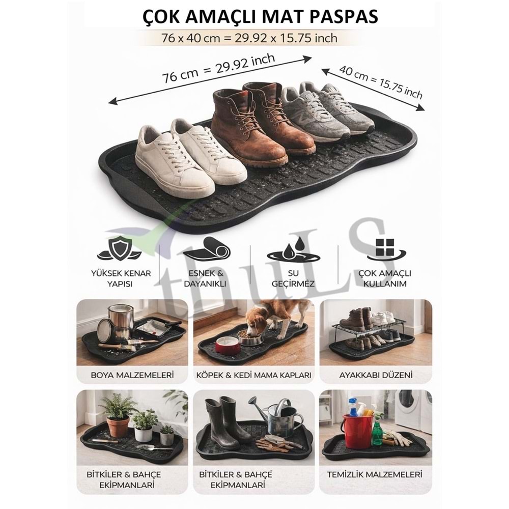 UNIVERSAL ÇOK AMAÇLI MAT OVAL PASPAS