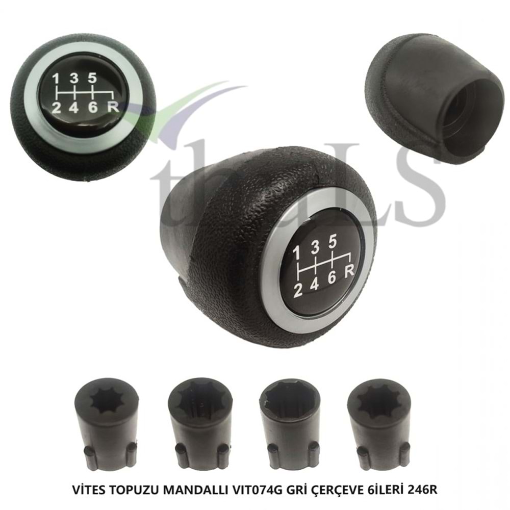 VİTES TOPUZU MAN.-74 6R SAĞ ALT GRİ ÇERÇEVE