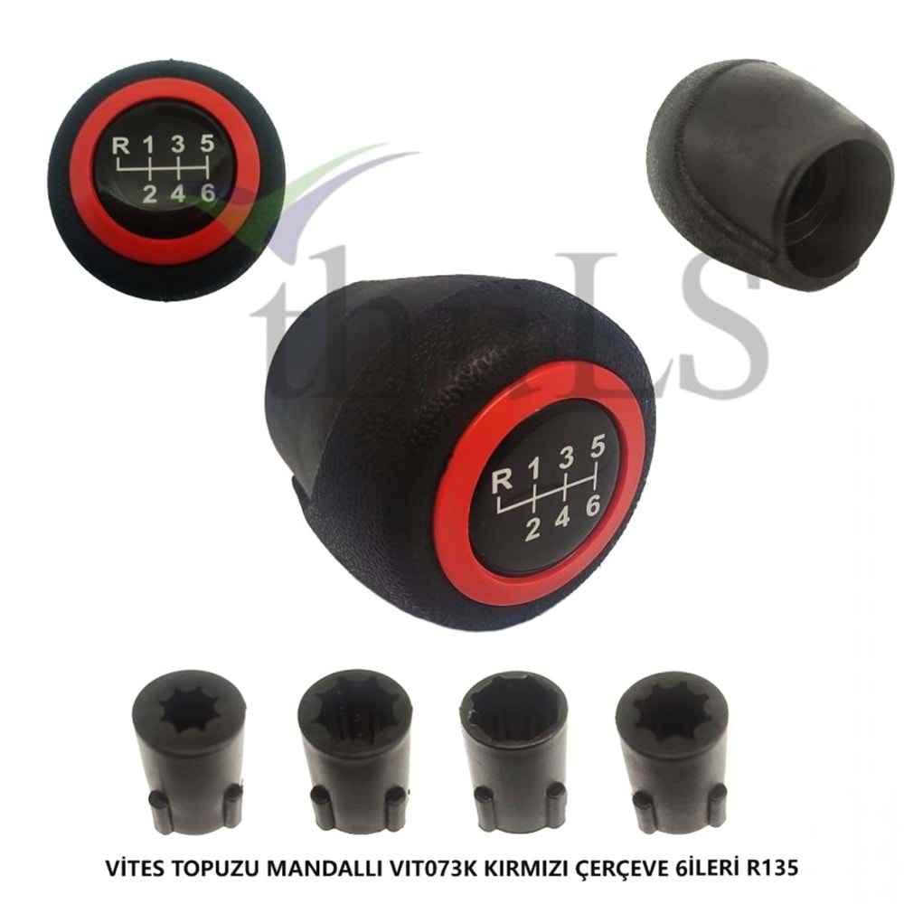VİTES TOPUZU MAN.-73 6R SOL ÖN KIRMIZI ÇERÇEVE