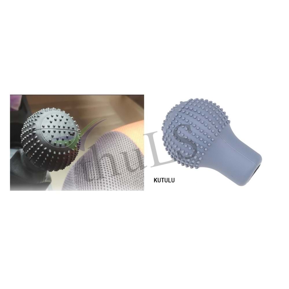 VİTES TOPUZU SİLİKON YUVARLAK GRİ