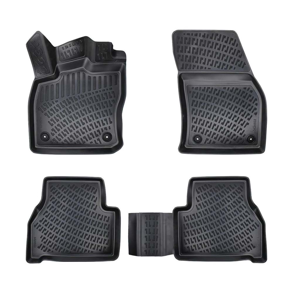 VW CADDY 2020- 3D PASPAS SİYAH