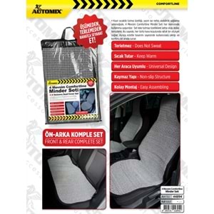 AUTOMIX 4 MEVSİM COMFORTLINE MİNDER SİYAH-BEYAZ