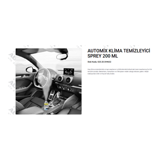 AUTOMIX KLİMA TEMİZLEYİCİ SPREY 200 ML.