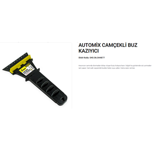 AUTOMIX CAM ÇEKÇEKLİ BUZ KAZIYICI