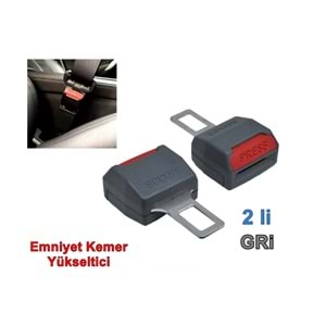 EMNİYET KEMER YÜKSELTİCİ 1.KALİTE GRİ