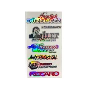 HOLOGRAM STICKER BÜYÜK İNŞALLAH DÜZELİCE