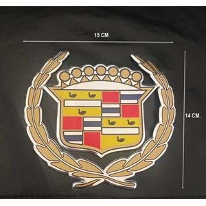 ÇELENKLİ ALÜM.STICKER CADILLAC ORTA BOY