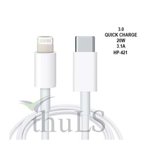 HEPU TYPE-C-I PHONE -421 ŞARJ KABLOSU