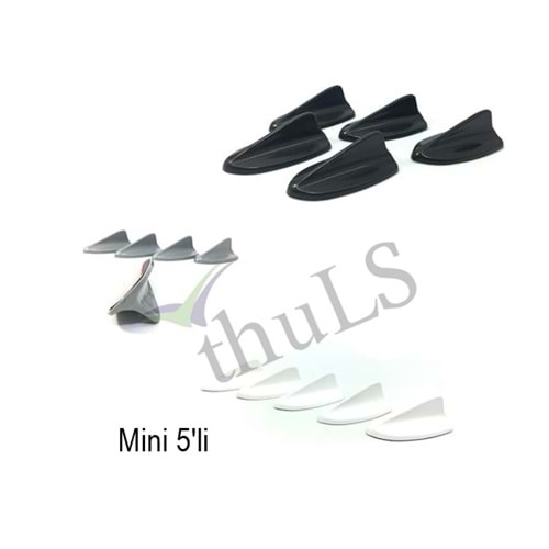 BALİNA ANTEN MİNİ 5 Lİ BEYAZ