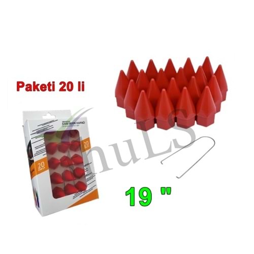 BİJON KAPAĞI 20Lİ SİVRİ 19