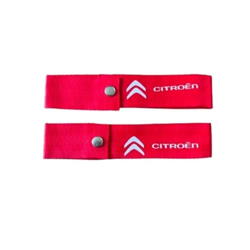 ÇEKİ İPİ LÜKS CITROEN KIRMIZI 2Lİ