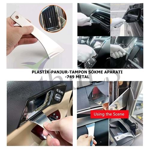 PLASTİK-PANJUR-TAMPON SÖKME -749 METAL APARAT