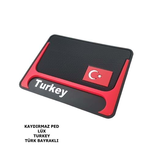 KAYDIRMAZ PED LÜX -115 TURKEY YAZILI TURK BAYRAĞI
