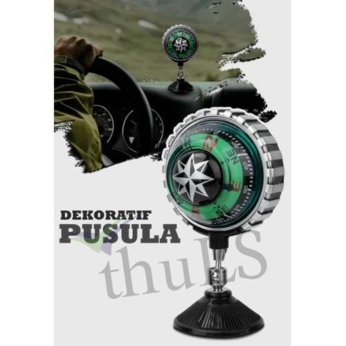 PUSULA BÜYÜK BOY YEŞİL SİYAH