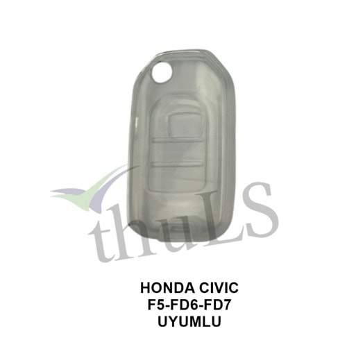 ŞEFFAF ANAHTAR KILIFI 82-20 HONDA CIVIC FC5-FD6-FD7 UYUMLU