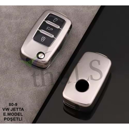GRİ ANAHTAR KILIFI POŞETLİ 80-9 VW JETTA E.MODEL