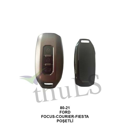 GRİ ANAHTAR KILIFI POŞETLİ 80-21 FORD FOCUS-COURIER-FIESTA