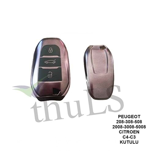 BRONZ ANAHTAR KILIFI KUTULU -108 PEUGEOT 208,308,508,2008,3008,5008 CITROEN C3,C4