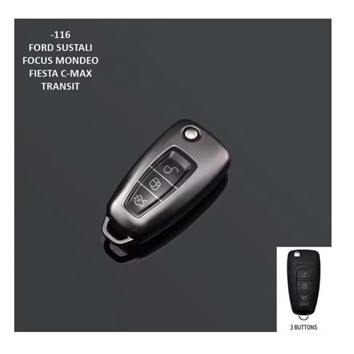 SİLİKON ANAH.KABI GRİ PNT-116 SUSTALI (FORD TRANSIT/FOCUS/MONDEO/FIESTA/C-MAX)