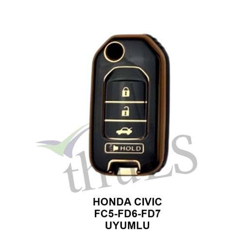 METALİZE ANAHTAR KILIFI 81-20 HONDA CIVIC FC5-FD6-FD7 UYUMLU