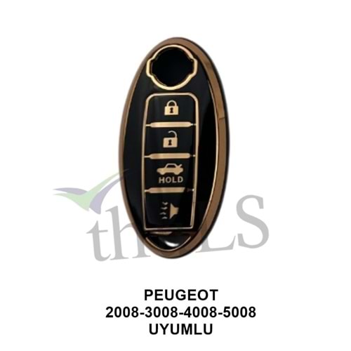 METALİZE ANAHTAR KILIFI 81-8 PEUGEOT 2008-3008-4008-5008 UYUMLU