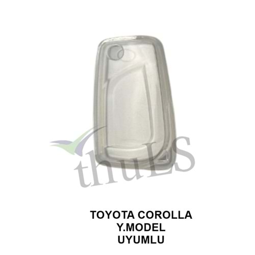 ŞEFFAF ANAHTAR KILIFI 82-13 TOYOTA COROLLA Y.MODEL UYUMLU