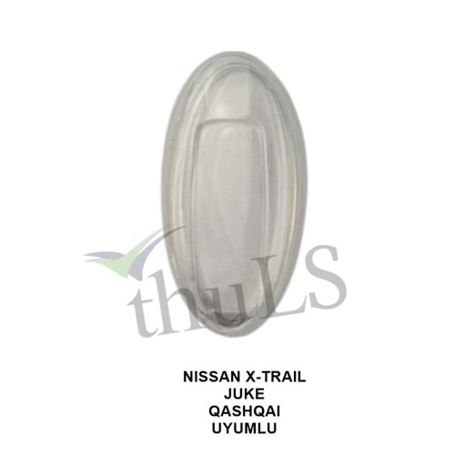 ŞEFFAF ANAHTAR KILIFI 82-18 NISSAN JUKE-QASHQAI-XTRAIL UYUMLU