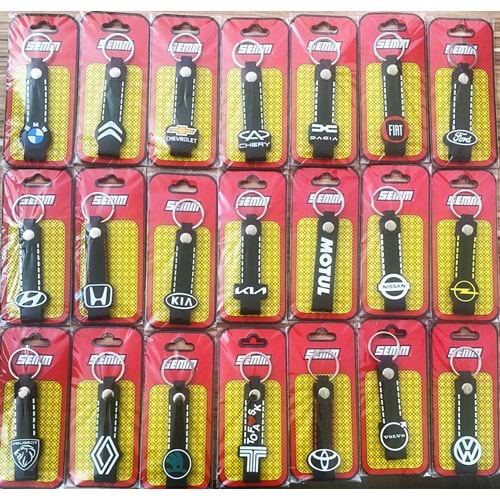 KARTONLU ANAHTARLIK SİLİKON MONDIAL