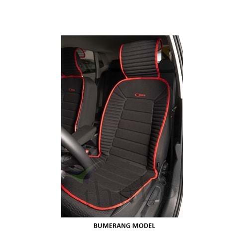 MİNDER BUMERANG ÖN 2Lİ -61K KIRMIZI-SİYAH