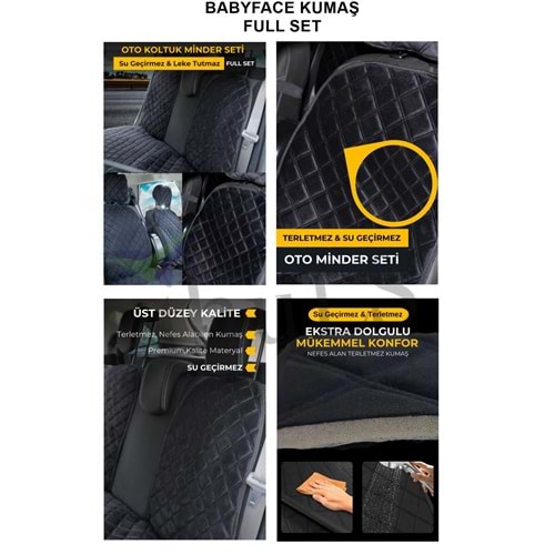 THULS MİNDER BABYFACE FULL SET SİYAH