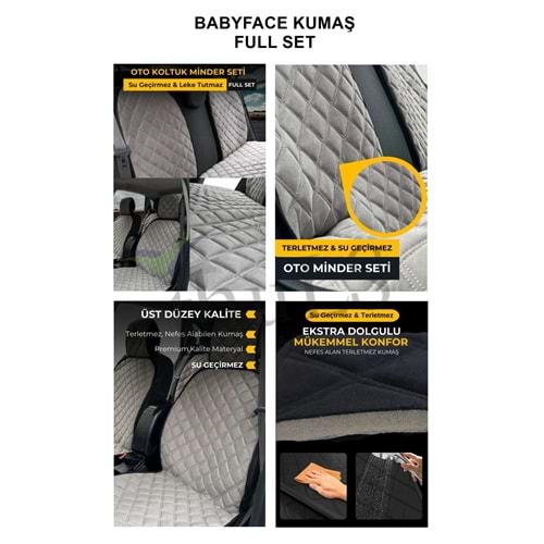 THULS MİNDER BABYFACE FULL SET GRİ