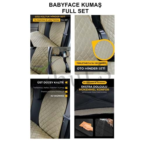 THULS MİNDER BABYFACE FULL SET BEJ