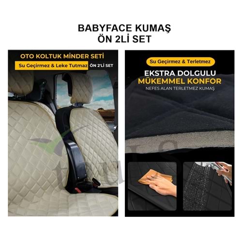 THULS MİNDER BABYFACE ÖN 2Lİ SET BEJ