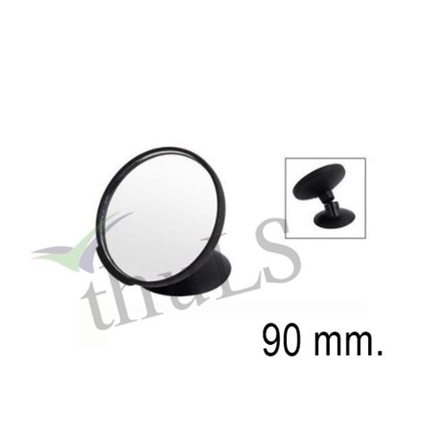 VANTUZLU İÇ DİKİZ AYNA 90 MM. SUS-20